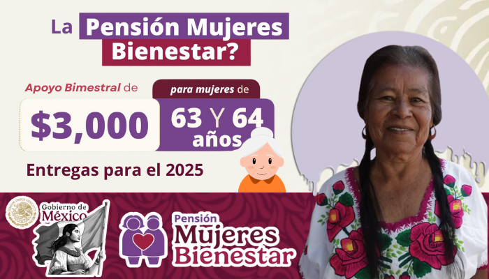 Pensión para Mujeres de 60 a 64 Años