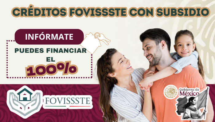 Créditos FOVISSSTE con Subsidio